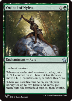 Ordeal of Nylea [Foundations] Magic MTG - Image 1