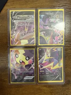Pokemon Morpeko V-Union 4 Card Set SWSH287 SWSH288 SWSH289 SWSH290 Promo NM/Mint - Image 1