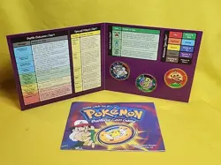 1999 Pokemon Battling Coin Game 3 Coins Opened /case 13 - Image 3