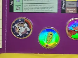1999 Pokemon Battling Coin Game 3 Coins Opened /case 13 - Image 5
