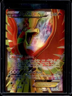 2012 Pokemon Black & White Dragons Exalted Ho-Oh #119/124 - Image 1