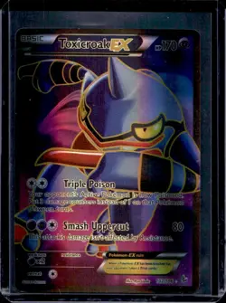 2014 Pokemon XY Flashfire Toxicroak EX #102/106 - Image 1
