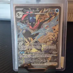 Pokemon Greninja ex 132 Scarlet & Violet Promo EX Holo 300 HP Card English - Image 1