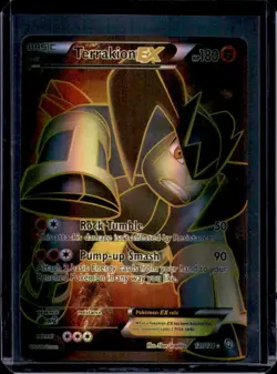 2012 Pokemon Black & White Dragons Exalted Terrakion #121/124 - Image 1
