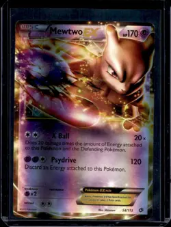 2013 Pokemon Black & White Legendary Treasures Mewtwo Holo #54/113 - Image 1