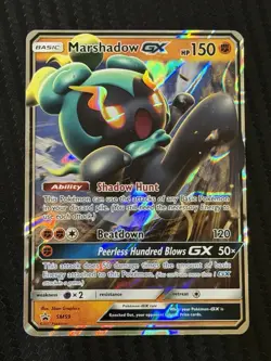 Pokemon TCG Marshadow GX SM59 Black Star Promo Card - Image 1
