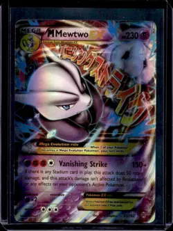2015 Pokemon XY BREAKthrough Mega Mewtwo Holo #63/162 - Image 1