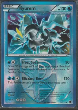 Kyurem - Team Plasma - 31/116 -Reverse Holo - Plasma Freeze - MP - Pokemon - Image 1