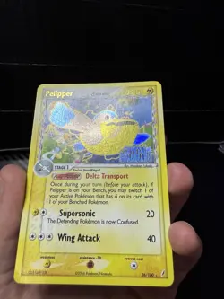 Pelipper (Delta Species) 26/100 Crystal Guardians Reverse Holo Rare Pokemon TCG - Image 3