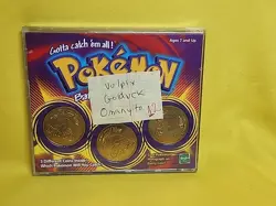 1999 Pokemon Battling Coin Game 3 Coins Opened /case 12 - Image 1