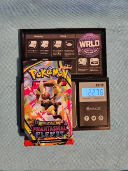 (HEAVY)🔥 22.76g Pokemon TCG Phantasmal Flames Booster Pack Factory Sealed✅ - Image 1