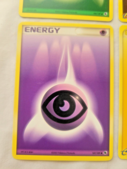 Pokemon e-Reader Energy 6 Lot Water, Fire, Grass, Fight, Lightning, Psychic (MP) - Image 4