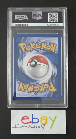 Pokemon 1999 Fossil Dragonite #4 Holo Unlimited Graded PSA 8 - Image 2