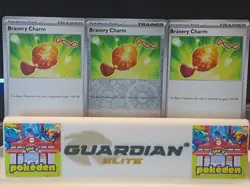 Bravery Charm 173/193 - Paldea Evolved - 1x Reverse Holo - 2x Regular Playset NM - Image 1