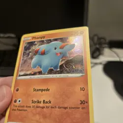 Phanpy Pokemon SWSH117 Black Star Promo With HD Swirl - Image 1