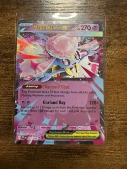 Mega Diancie ex Double Rare Pokemon PFL: Phantasmal Flames 041/094 NM - Image 1