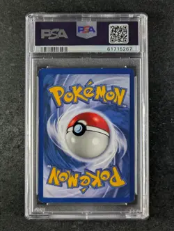 2002 Pokemon ALAKAZAM #1/110 Legendary Collection Cosmos Holo Rare PSA 7 - Image 2