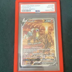 2023 Pokemon SWSH Crown Zenith Entei V Full Art GG36 PSA 10 - Image 1