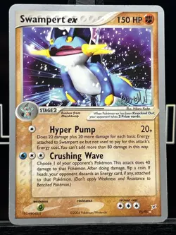 Swampert EX 95/95 Pokemon 2004 World Championship Edition - Image 3
