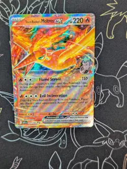 Team Rocket's Moltres ex - 031/182 - Pokemon Destined Rivals Double Rare NM - Image 1