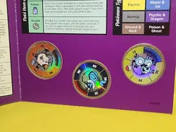 1999 Pokemon Battling Coin Game 3 Coins Opened /case 10 - Image 2