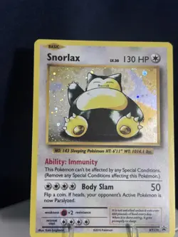 Pokemon Snorlax - Promo Holo XY Promos XY179 - LP+ free shipping - Image 4