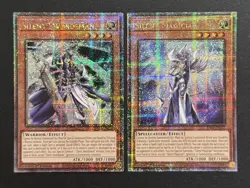 2024 YUGIOH RA02 25TH QCR SECRET RARE SILENT SWORDSMAN & MAGICIAN MP SET - Image 1