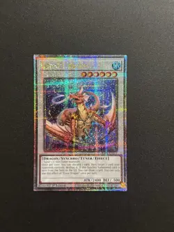 2024 YUGIOH RA02 25TH QCR SECRET RARE CORAL DRAGON NM - Image 1