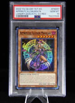 PSA 10 Yu-Gi-Oh! Apprentice Illusion Magician-Red LDS3-EN087 2022 - Image 1