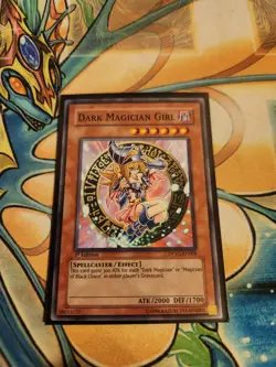 Yugioh! Dark Magician Girl DPYG-EN008 Super Rare 1st Edition VLP-NM - Image 1
