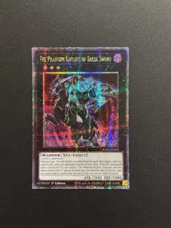 2024 YUGIOH RA02 25TH QCR SECRET RARE THE PHANTOM KNIGHTS OF BREAK SWORD NM - Image 1