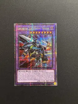 2024 YUGIOH RA02 25TH QCR SECRET RARE RINDBRUMM THE STRIKING DRAGON NM - Image 1