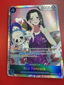 Boa Hancock OP01-078 SR Super Rare Foil Reprint One Piece Mint NM - Image 1