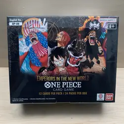 ONE PIECE TCG Emperors in the New World Booster Box (OP-09) ENG Sealed Bandai - Image 1