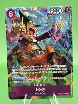 Foxy (Alternate Art) EB04-036 One Piece from OP-14 The Azure Sea's Seven Foil NM - Image 1
