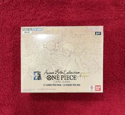 One Piece Anime 25th Collection Booster Box EB-02 Factory Sealed W Acrylic Case - Image 2