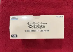 One Piece Anime 25th Collection Booster Box EB-02 Factory Sealed W Acrylic Case - Image 5