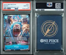 One Piece Buggy 2nd Anniversary Set OP09-051 English PSA 10 - Image 3