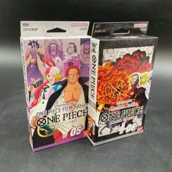 Auction #1 One Piece TCG Starter Decks Lot of (2) ST-05 & ST-06 - Image 1