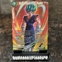 Hyper Rush SSB Vegito CHAMPIONSHIP FINALS GOLD Foil Dragon Ball Super Card | NM - Image 1