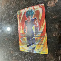 Hyper Rush SSB Vegito CHAMPIONSHIP FINALS GOLD Foil Dragon Ball Super Card | NM - Image 2