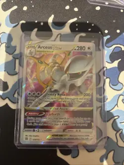 Pokemon TCG Arceus VSTAR Holo Card 123/172 Brilliant Stars Full Art Ultra Rare - Image 1