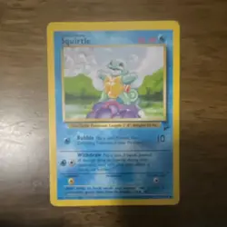Pokemon Squirtle Base Set 63/102 Regular Common 1999 English TCG Card - Image 1