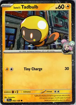 Iono's Tadbulb - (Cosmos Holo) Common Miscellaneous Cards & Products 052/159 NM - Image 1