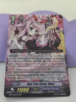 Cardfight Vanguard EB10 Foil Duo True Sister Meer RRR Lot of 2 Cards - Image 2