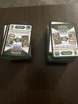 Pokemon TCG Live Online Code Cards 300+ Bulk Lot Assortment - Image 1