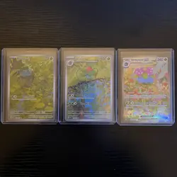 Pokemon Card Lot 151 Bulbasaur 166 Ivysaur 167 Venusaur ex 198 IR SIR TCG - Image 1