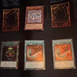 Yu-Gi-Oh! 4 Card Lot Mulcharmy Fuwalos, Pot of Greed, 2X Harpie's Feather Duster - Image 1