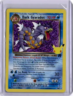 Dark Gyarados Celebrations 25th Anniversary 8/82 Pokemon Card Holo 2021 - Image 1