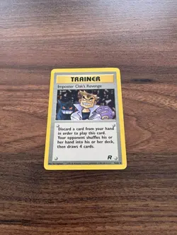 Pokemon TCG Card Team Rocket Set 76/82 - Imposter Oak's Revenge Trainer NM - Image 2